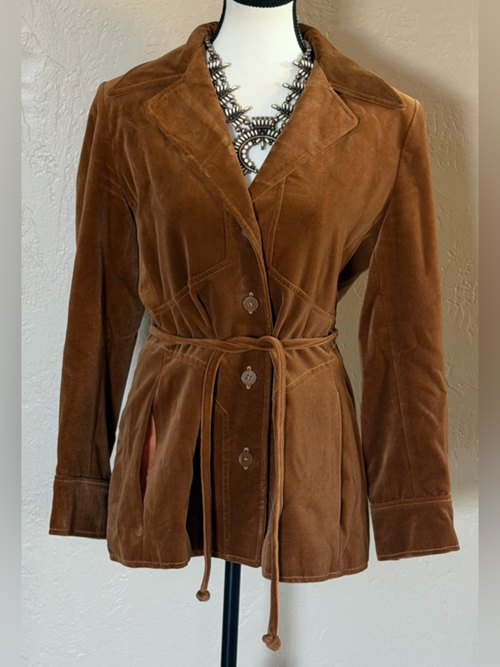 Vintage 1970s Devon Hall Velvet Blazer